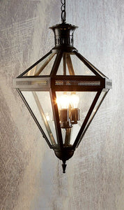 Rockefella 3 Light Pendant Black