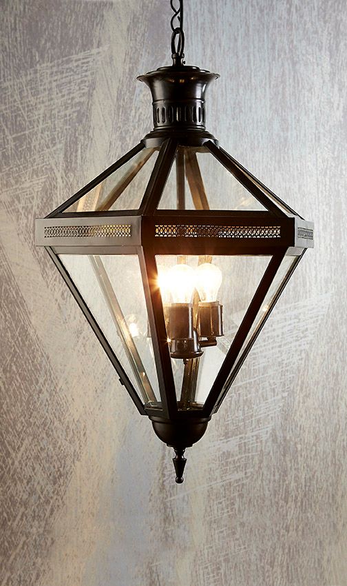 Rockefella 3 Light Pendant Black
