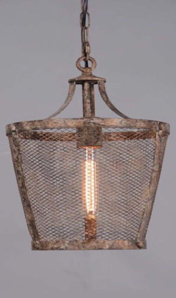 Fabio Large 1 Light Pendant Rustic