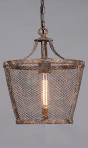 Fabio Large 1 Light Pendant Rustic