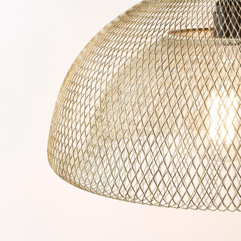 Valentino Large Pendant Light Brown Metal