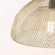 Valentino Large Pendant Light Brown Metal