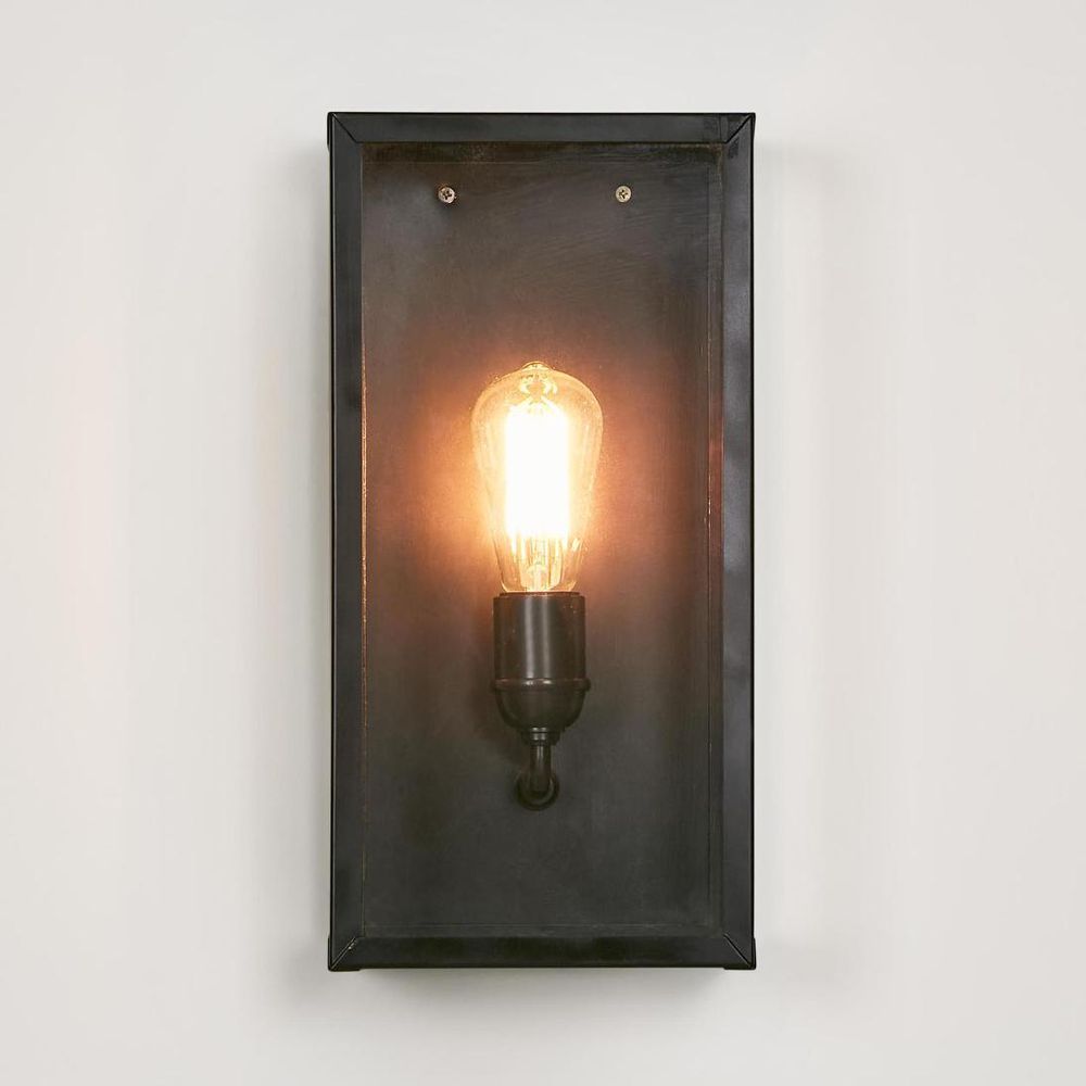 Goodman Outdoor Lantern Wall Lamp Black