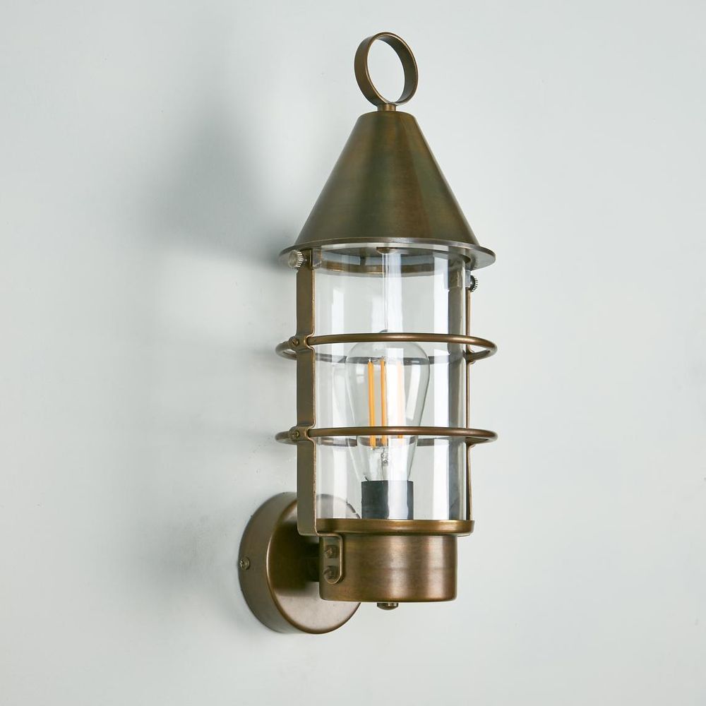 Eastwood 1 Light Outdoor Wall Light Brass