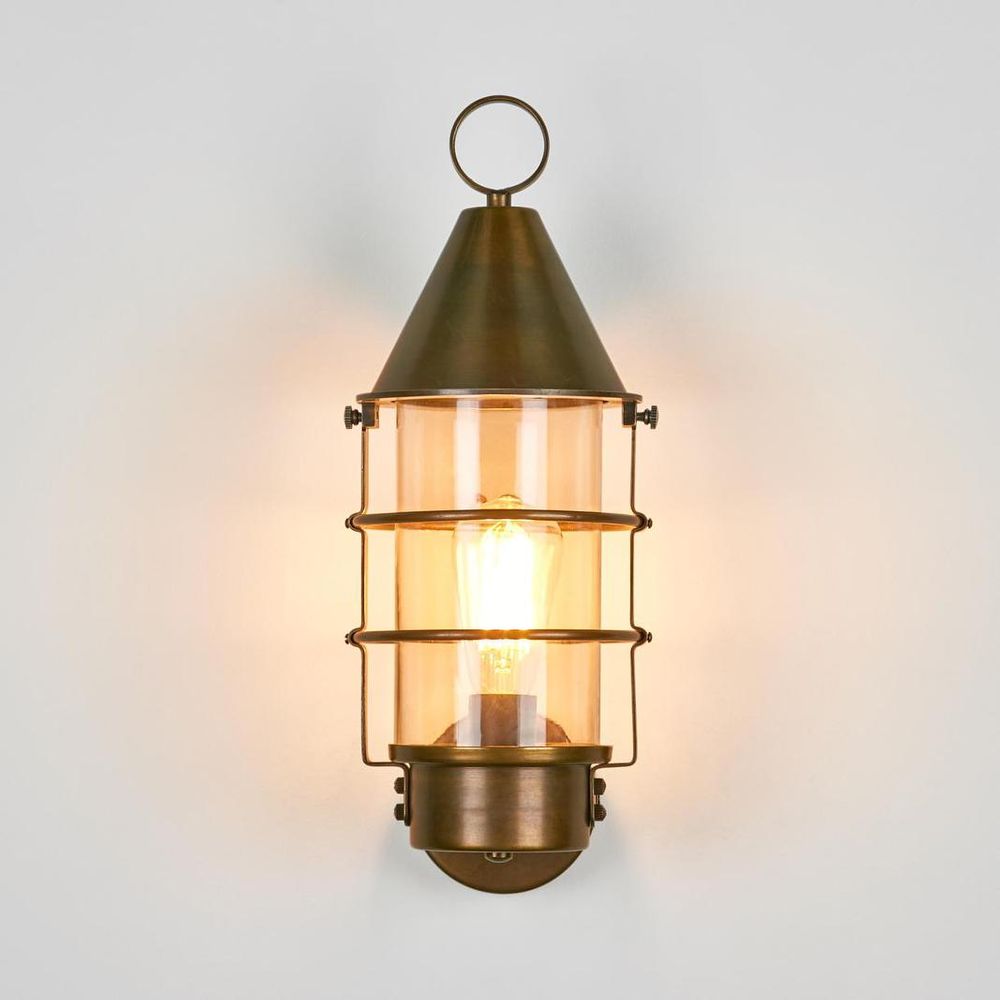 Eastwood 1 Light Outdoor Wall Light Brass
