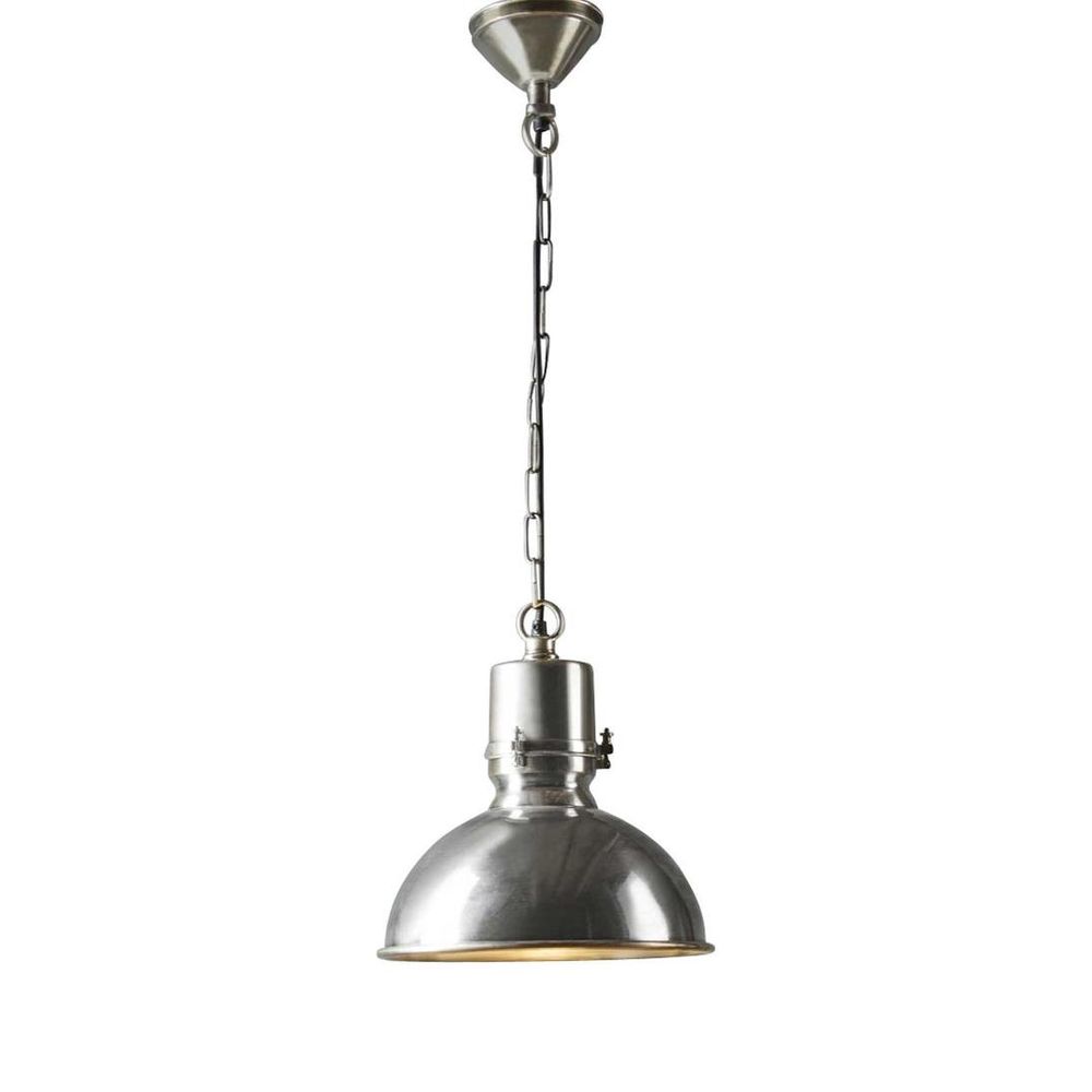 Augusta Large 1 Light Pendant Silver