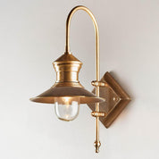 St James Outdoor Wall Lamp Antique Brass