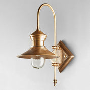 St James Outdoor Wall Lamp Antique Brass