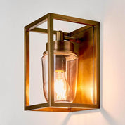 Wellington Outdoor Wall Lamp Brass