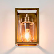 Wellington Outdoor Wall Lamp Brass
