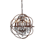Sundance 5 Light Chandelier Medium Rust