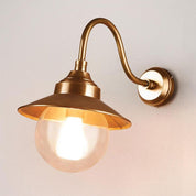 Zermatt Outdoor Wall Lamp Antique Brass