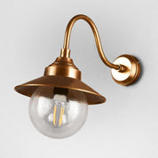 Zermatt Outdoor Wall Lamp Antique Brass