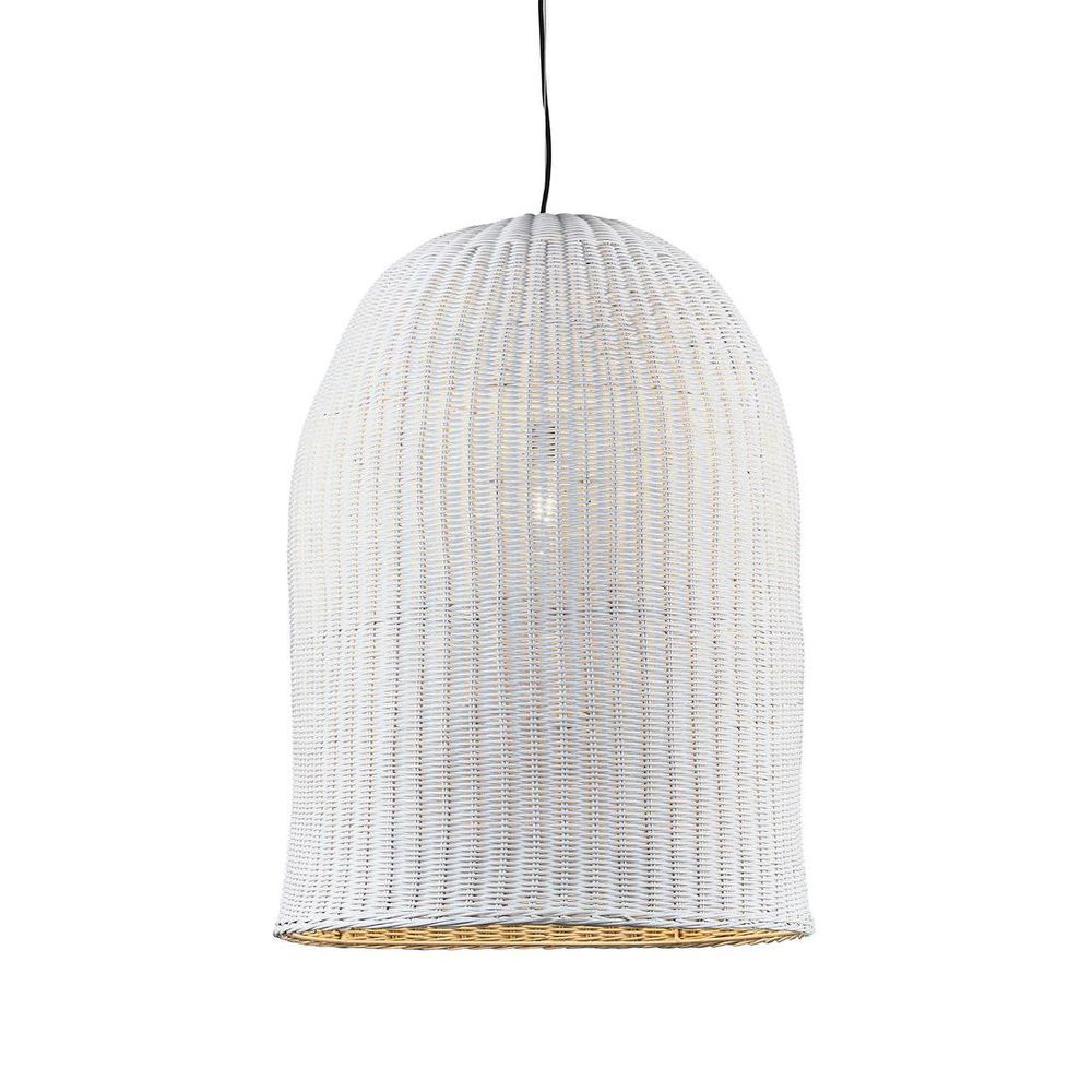 Bowerbird 1 Light Pendant Large White