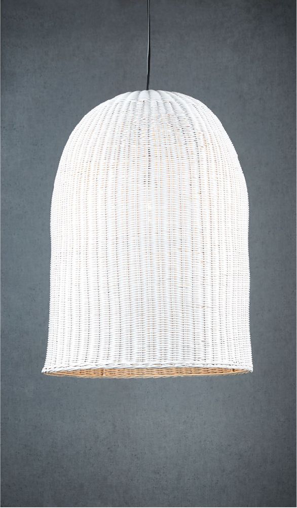 Bowerbird 1 Light Pendant Large White