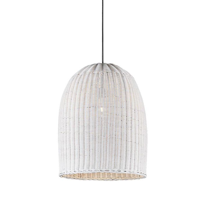 Bowerbird 1 Light Pendant Medium White