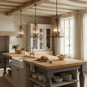 Walker 3 Light Pendant Bronze