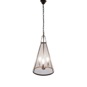 Walker 3 Light Pendant Bronze
