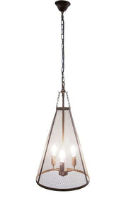 Walker 3 Light Pendant Bronze
