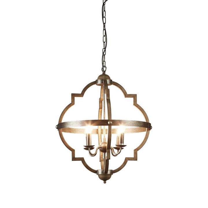 Hyatt Medium Pendant Light Grey Iron