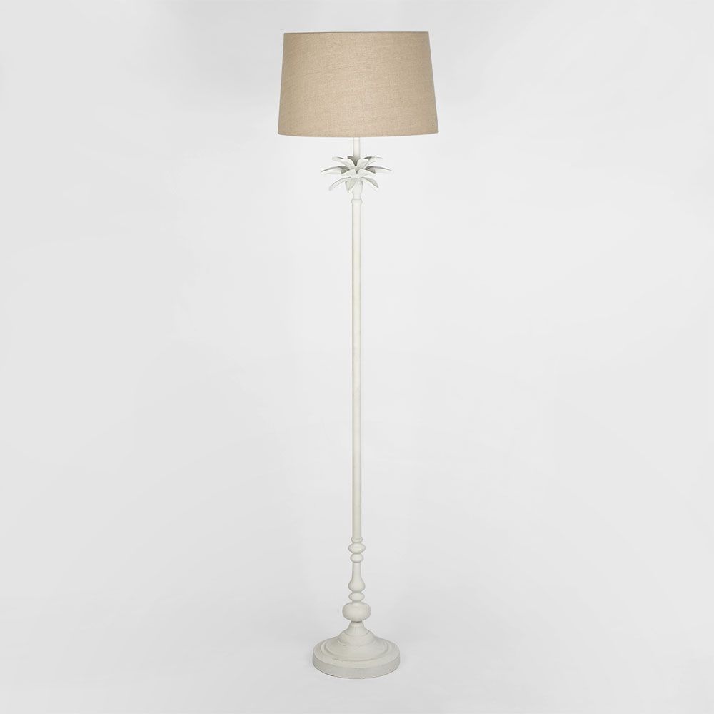 Casablanca 1 Light Floor Lamp Base White