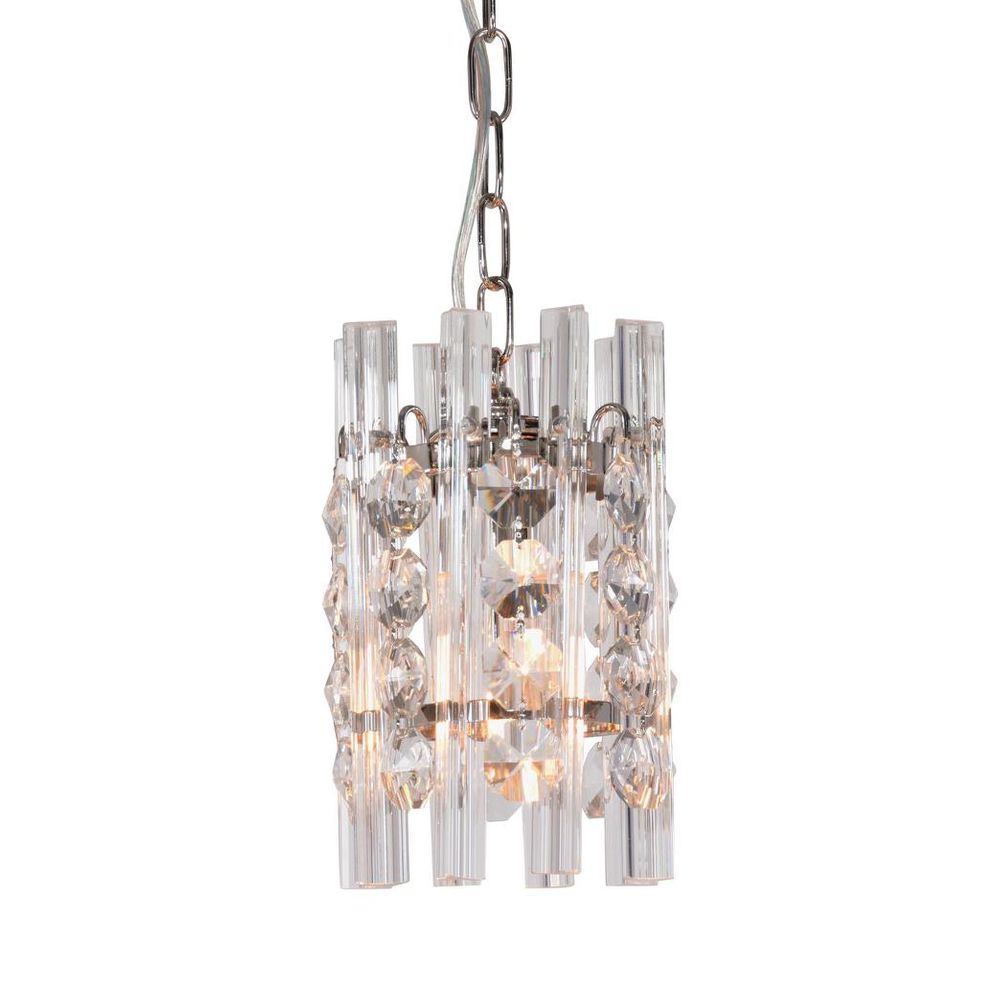 Monza 1 Light Pendant Nickel