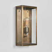 Goodman Outdoor Lantern Wall Lamp Antique Brass