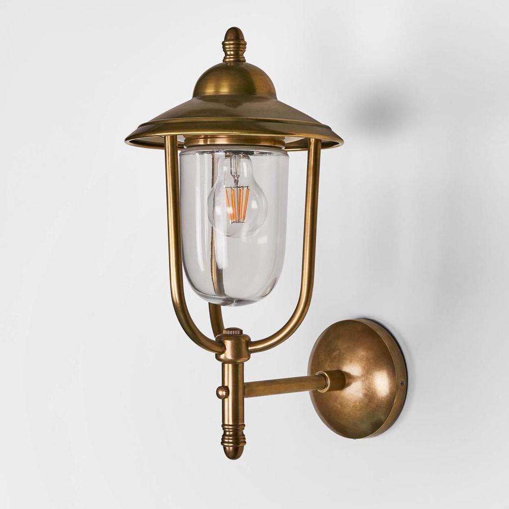 Pier Outdoor Wall Lamp Antique Brass