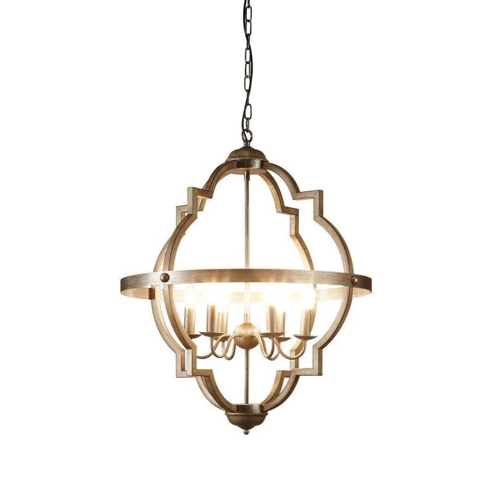 Hyatt Large Pendant Light Grey Iron
