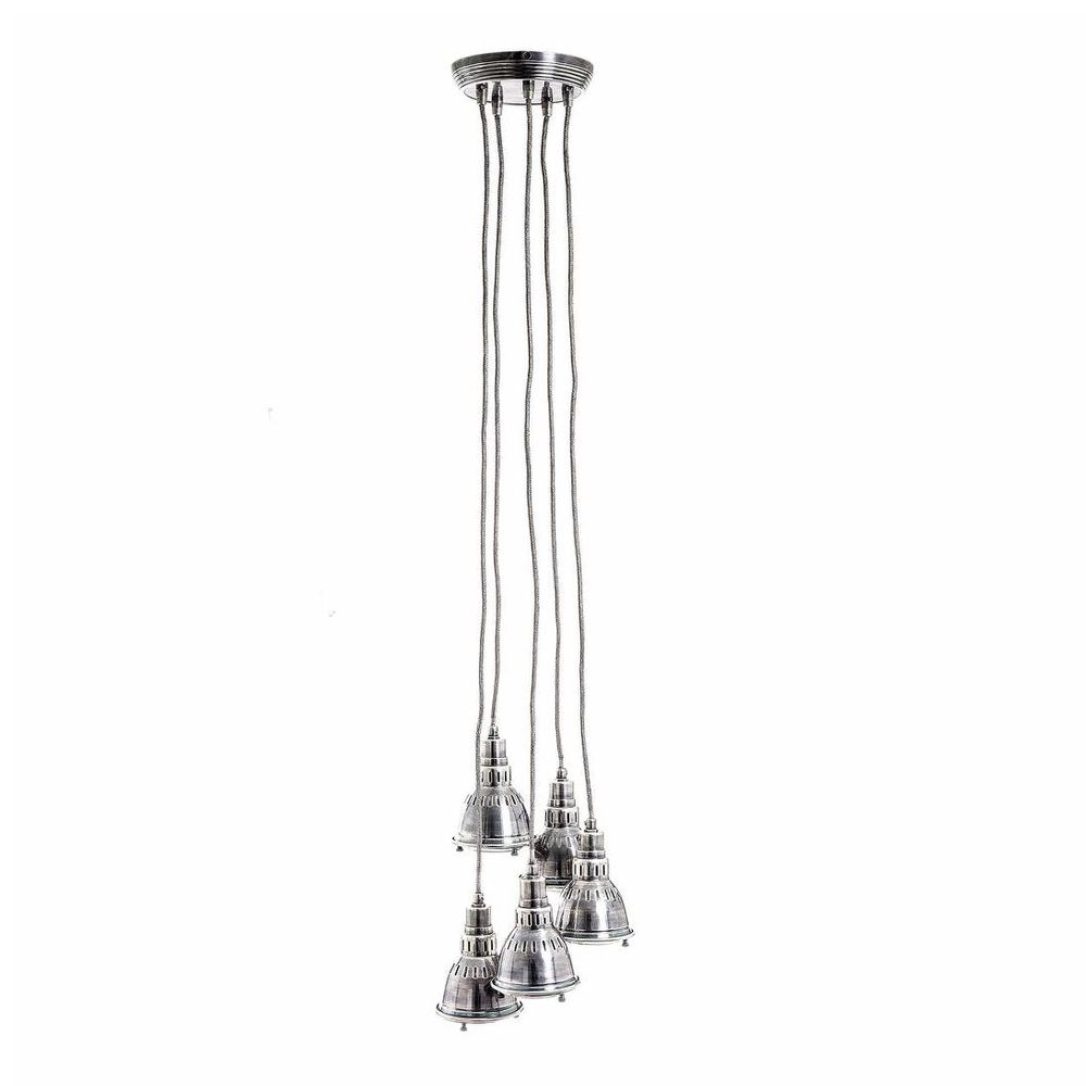 Kluster 5 Light Pendant Antique Silver
