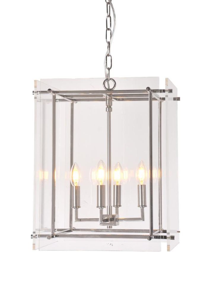Duke 4 Light Pendant Nickel