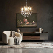 Sundance 4 Light Chandelier Small Grey Iron