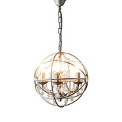 Sundance 4 Light Chandelier Small Grey Iron