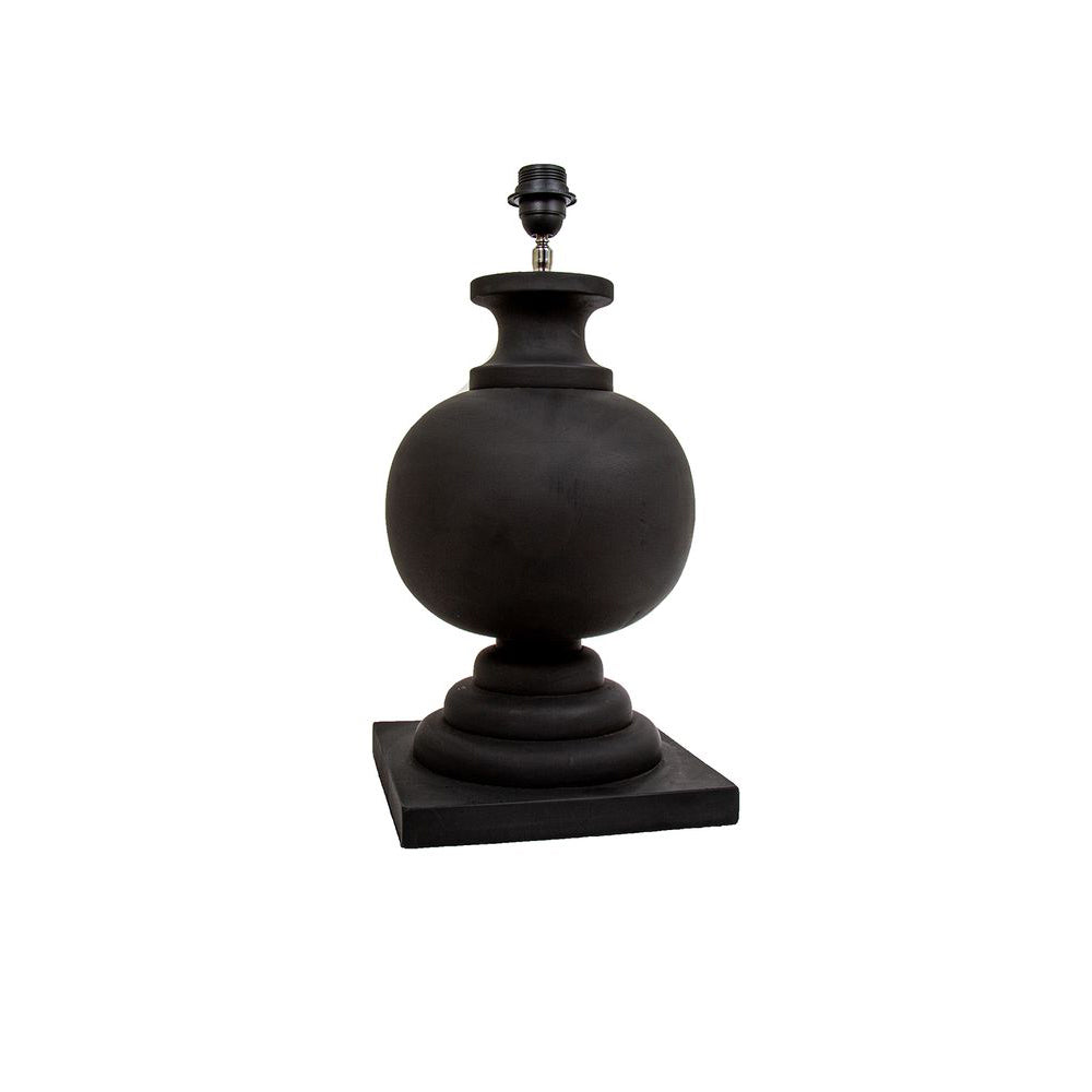 Coach 1 Light Black Table Lamp Base Only