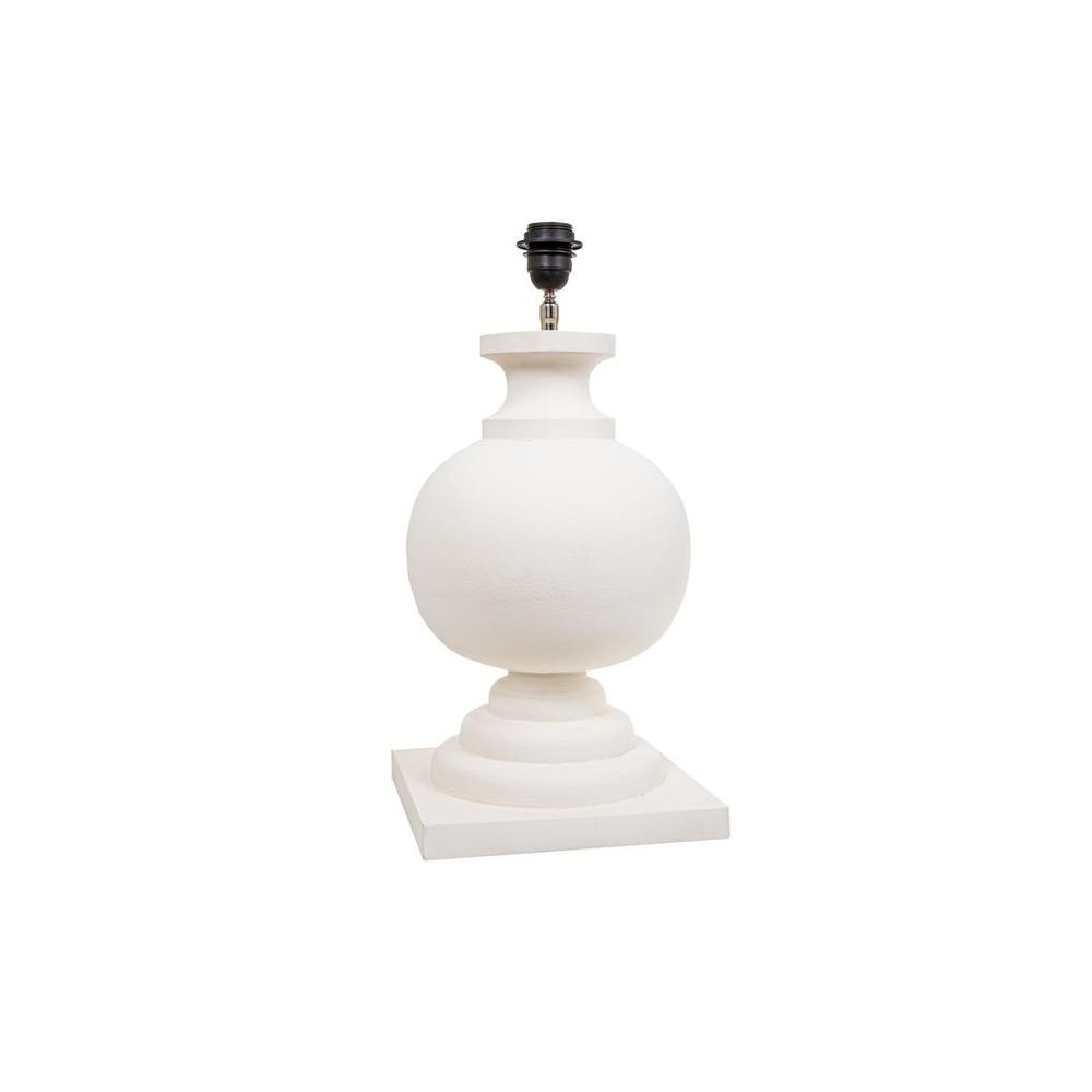 Coach 1 Light White Table Lamp Base Only