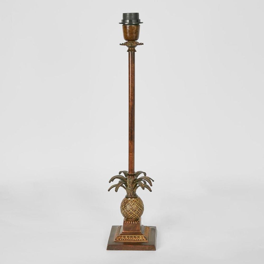 Caribbean - Brown Pineapple Table Lamp Base Only