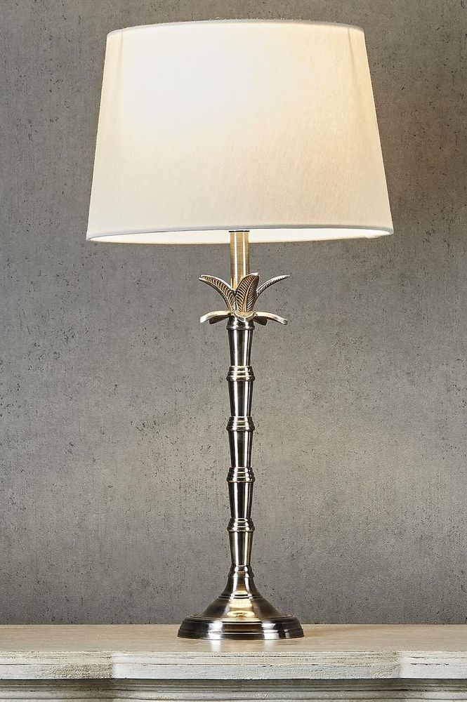 Bahama 1 Light Table Lamp Base Silver