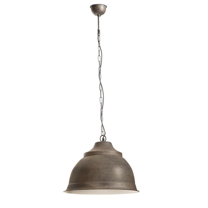 Brasserie 1 Light Pendant Large Rust