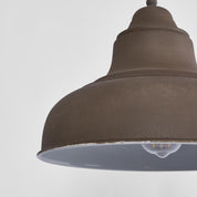 Brasserie 1 Light Pendant Small Rust