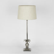 Caribbean - Antique Silver Pineapple Table Lamp Base Only