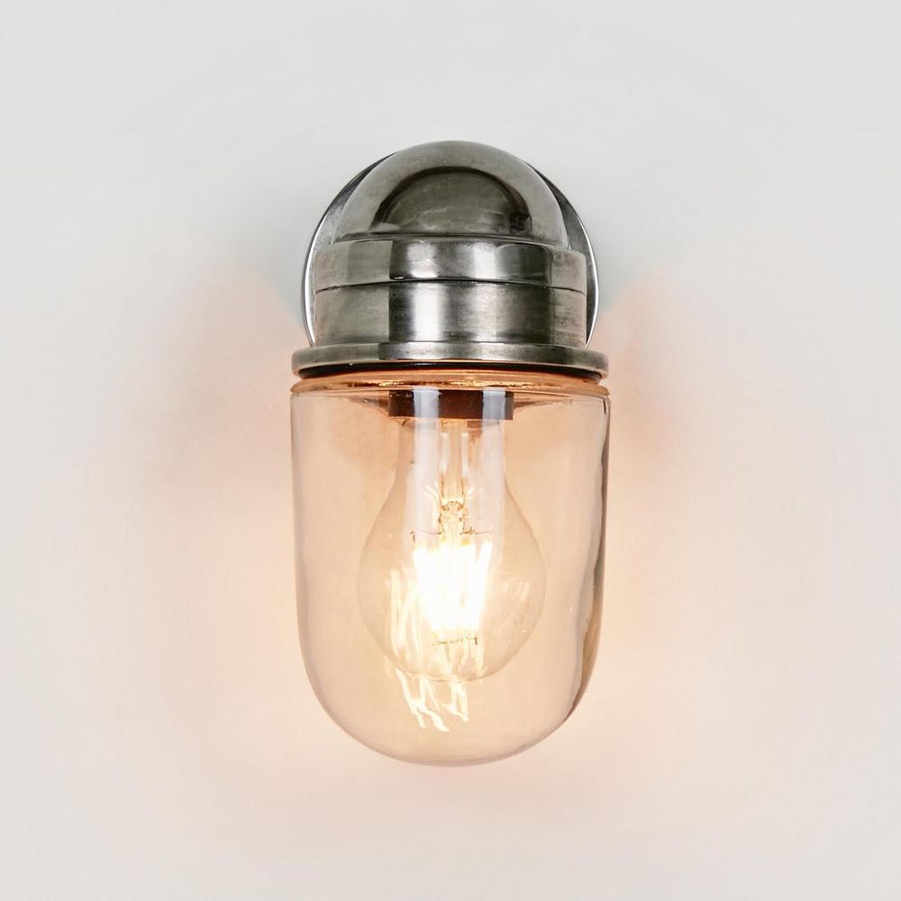Nautical Outdoor Wall Lamp Silver
