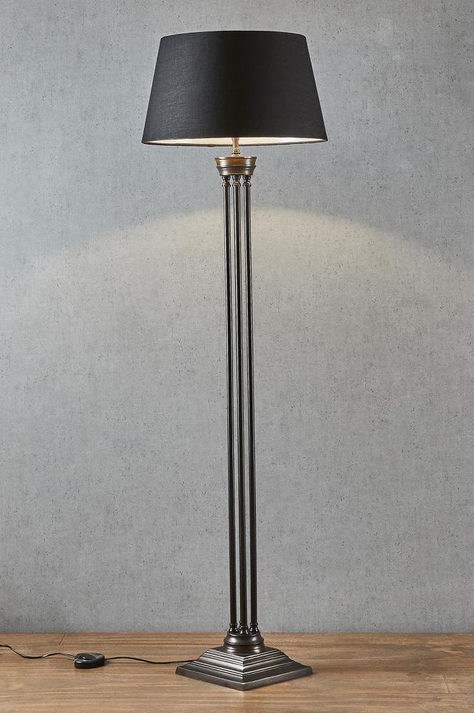 Hudson 1 Light Floor Lamp Base Bronze