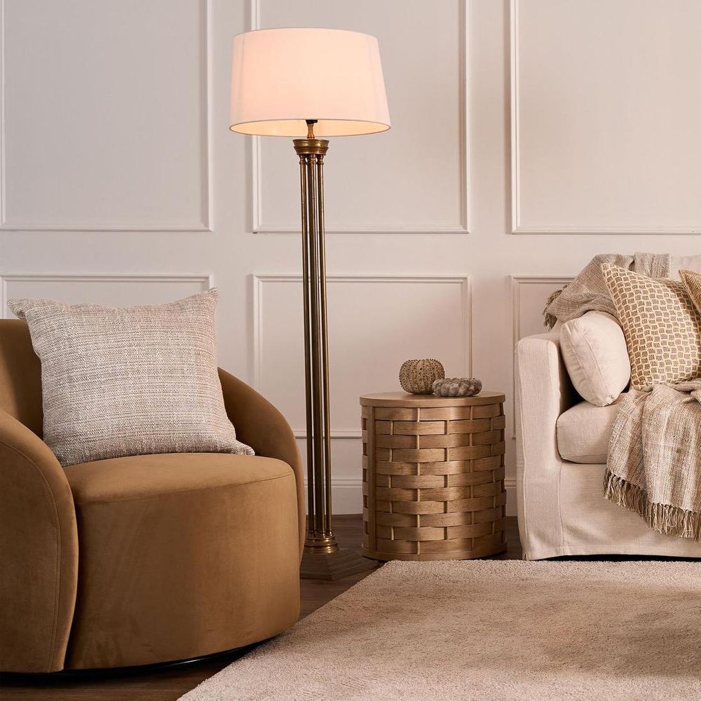 Hudson 1 Light Floor Lamp Base Bronze