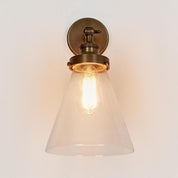 Francis 1 Light Wall Light Antique Brass