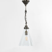 Gadsden 1 Light Pendant Small Silver