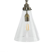 Gadsden 1 Light Pendant Small Silver
