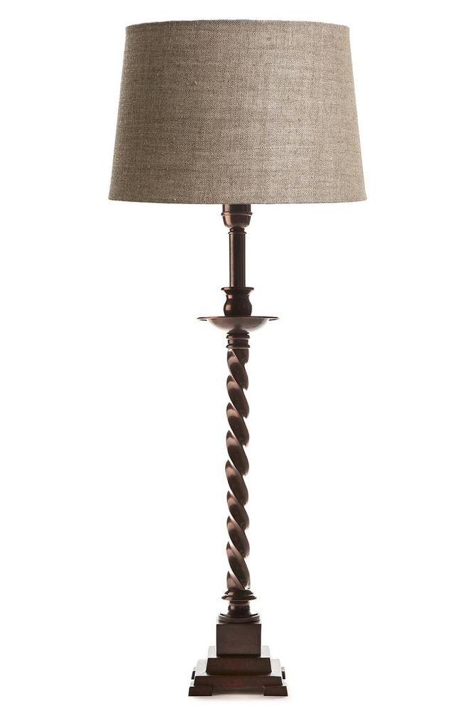 Roxbury Twisted Candlestick Table Lamp Base Only - Bronze, Brass