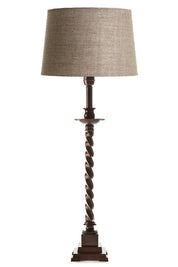 Roxbury Twisted Candlestick Table Lamp Base Only - Bronze, Brass