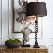 Roxbury Twisted Candlestick Table Lamp Base Only - Bronze, Brass