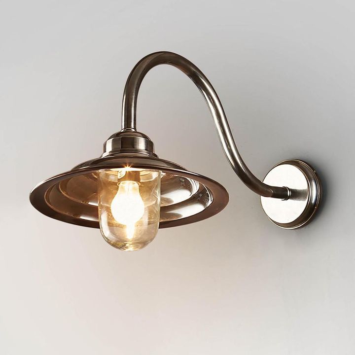 Monteray Outdoor 1 Light Sconce Antique Silver